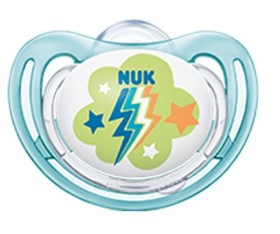 Nuk Freestyle Πιπίλα Σιλικόνης Μπλε Κεραυνός 0-6m