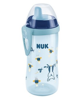 Nuk First Choice Kiddy Cup Night Παγουράκι με Ρύγχος 12+m Μπλε 300ml