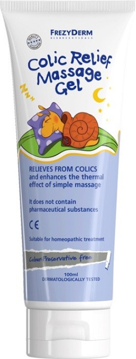 FrezyDerm Colic Relief Massage Gel Τζελ Μασάζ για Ανακούφιση από Κολικούς 100ml