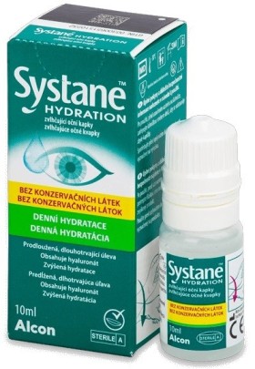 Alcon Systane Hydration Eye Drops Λιπαντικές Οφθαλμικές Σταγόνες για Καθημερινή Ενυδάτωση 10ml