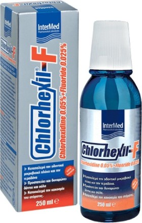 Intermed Chlorhexil-F Φθοριούχο Στοματικό Διάλυμα 250ml