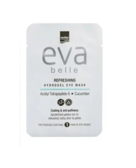 Intermed Eva Belle Refreshing Hydrogel Eye Mask Μάσκα Ματιών με Αγγούρι 1 ζεύγος