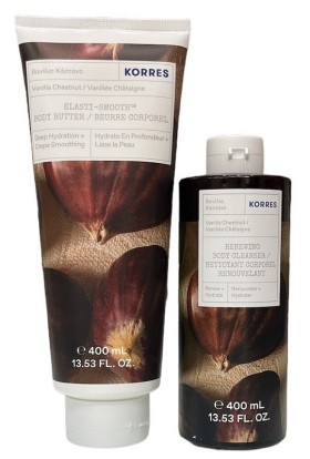 Korres Promo Αφρόλουτρο Βανίλια Κάστανο 400ml & Body Butter 400ml