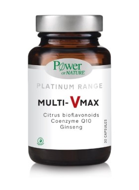 Power Of Nature Platinum Range Multi-VMax Συμπλήρωμα Διατροφής για Ενέργεια 30caps