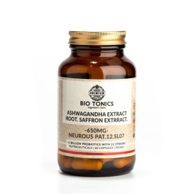 Bio Tonics Ashwagandha Plus 650mg Για Την Καταπολέμηση Του Στρες 60 caps