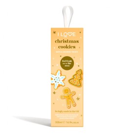 I Love Cosmetics Christmas Cookies Bath & Shower Treats Αφρόλουτρο 500ml + Σφουγγάρι Δώρο