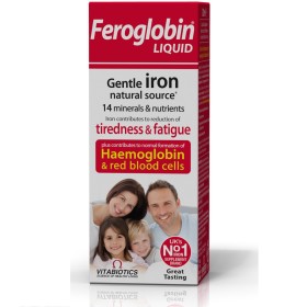 Vitabiotics Feroglobin B12 Liquid Σίδηρος σε Υγρή Μορφή για Ενήλικες & Παιδιά από 3 Ετών και άνω 200ml