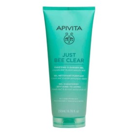 Apivita Just Bee Clear Cleanser Gel Καθαρισμού για Λιπαρό Δέρμα με Τάση Ακμής 200ml