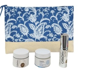 Collazen Promo Μπλε Lunch Bag με Collagen Cream Αντιγηραντική Κρέμα Προσώπου 50ml - Eye Gel Κρέμα Ματιών 30ml και Δώρο Hyaluronic Cream Ενυδατική Κρέμα Προσώπου 50ml