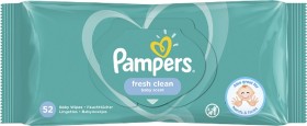 Pampers Fresh Clean Μωρομάντηλα 52 τεμ