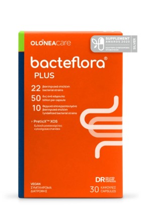 Olonea BacteFlora Plus Συμπλήρωμα Διατροφής για Φυσιολογική Λειτουργία του Εντέρου 30φυτοκάψουλες