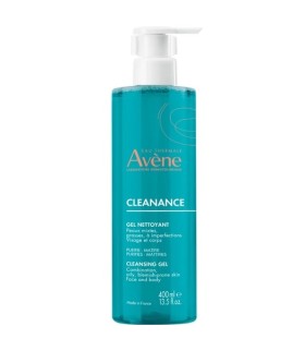 Avene Cleanance Cleansing Gel Τζελ Καθαρισμού Ακνεϊκού Δέρματος 400ml