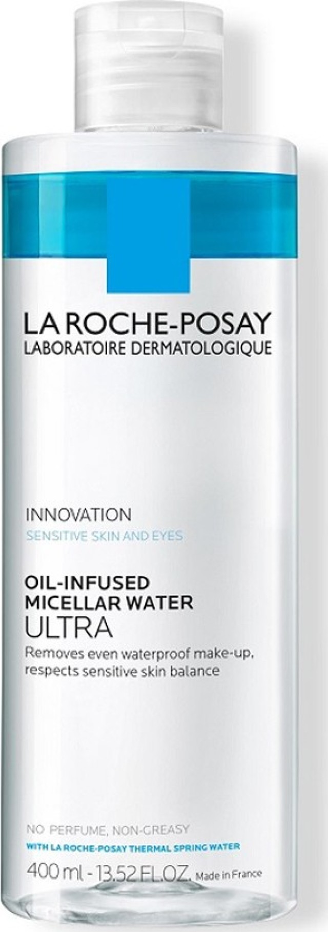 La Roche Posay Oil-Infused Micellar Water Ultra Καθαριστικό Αφαίρεσης του Αδιάβροχου Μακιγιάζ 400ml