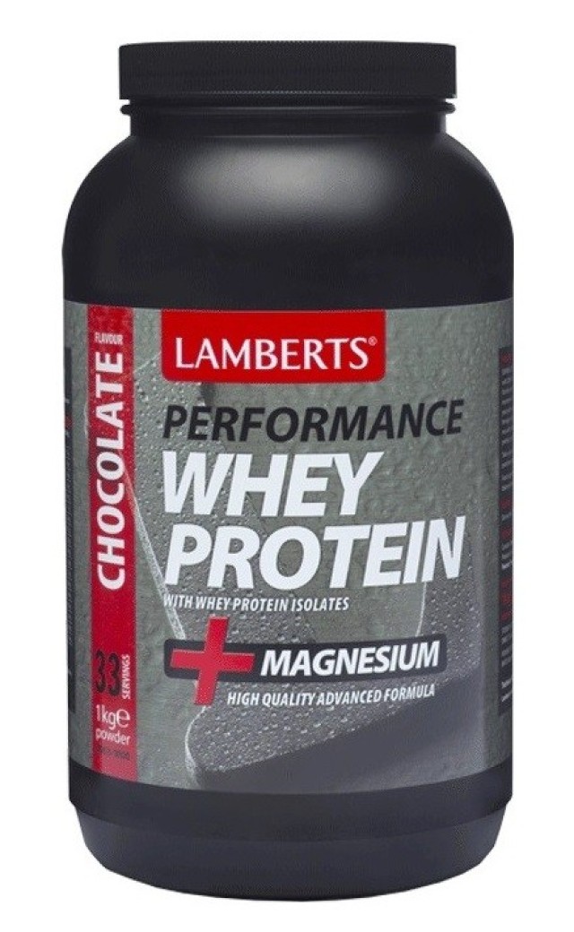 Lamberts Performance Whey Protein Υψηλής Ποιότητας & Καθαρότητας Πρωτεΐνη Σοκολάτα 1000g