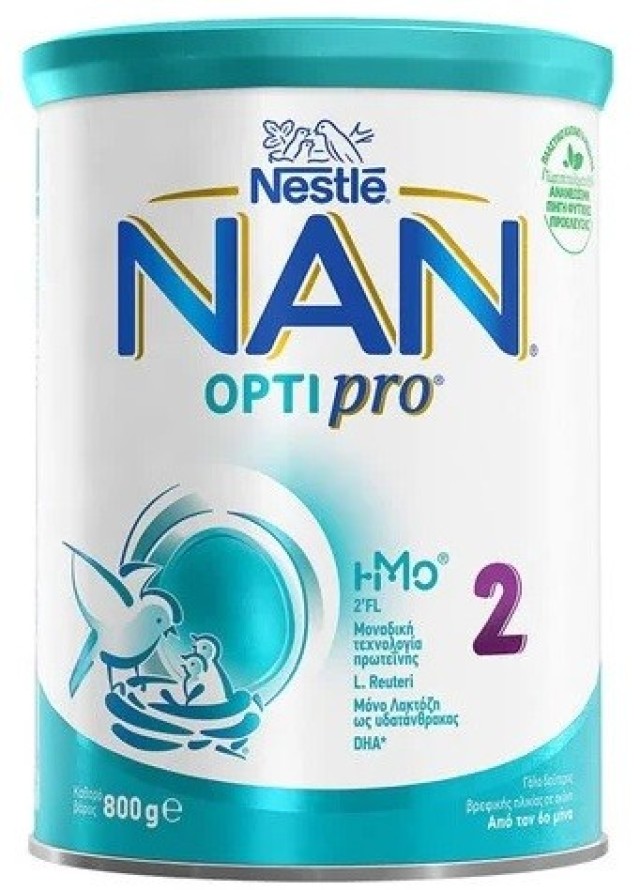 Nestle Nan Optipro 2 Γάλα 2ης Βρεφικής Ηλικίας σε Σκόνη 800g