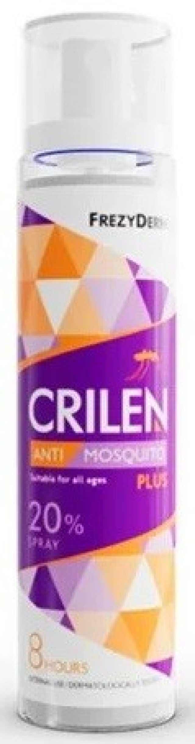 FrezyDerm Crilen Anti-Mosquito Plus 20% Εντομοαπωθητικό Spray για Προστασία από Κουνούπια 100ml