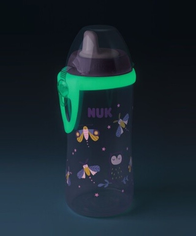 Nuk First Choice Kiddy Cup Night Παγουράκι με Ρύγχος 12+m Ροζ 300ml