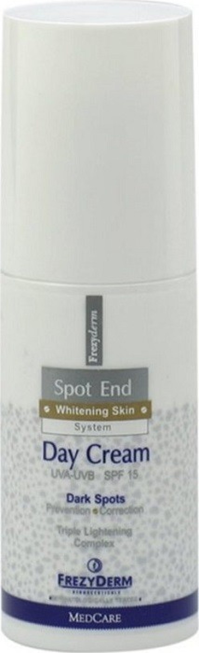 FrezyDerm Spot End Day Cream SPF15 Λευκαντική Κρέμα Ημέρας 50ml