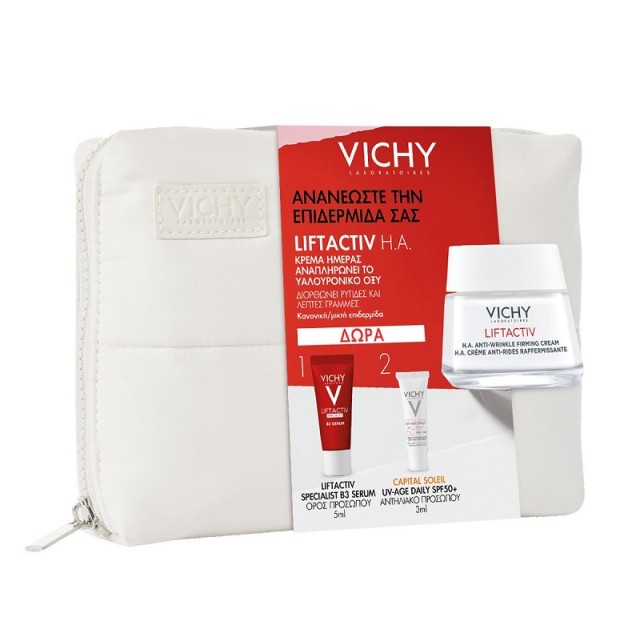 Vichy Promo Liftactiv H.A. για Κανονικές/Μικτές 50ml & Specialist B3 Serum 5ml & Capital Soleil Uv-Age spf50 3ml & Νεσεσέρ