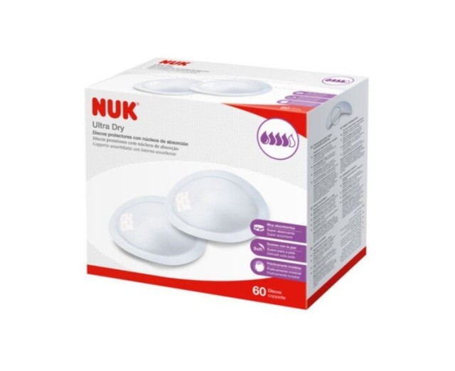 Nuk Ultra Dry Επιθέματα Στήθους 60τμχ