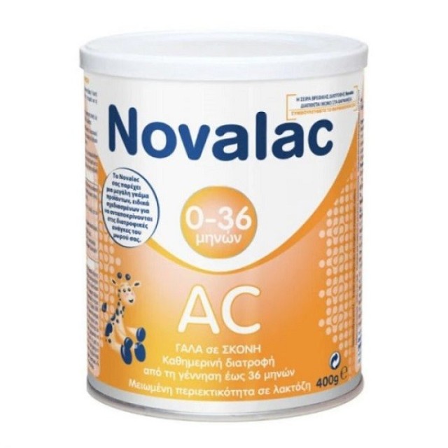 Novalac AC Γάλα 1ης Βρεφικής Ηλικίας για την Αντιμετώπιση Κολικών & Μετεωρισμού 400gr