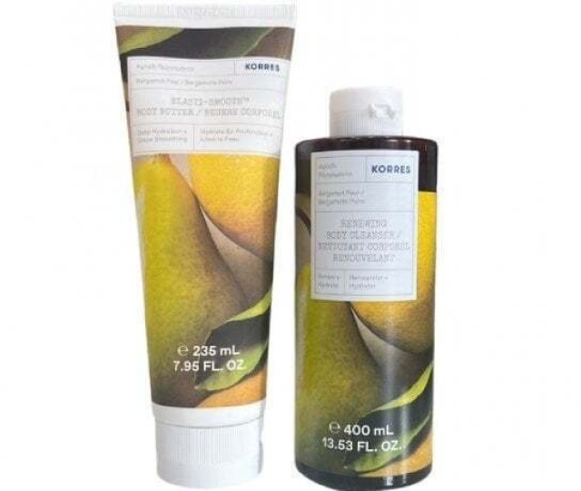 Korres Promo Αφρόλουτρο Αχλάδι Περγαμόντο 400ml & Body Butter Αχλάδι Περγαμόντο 235ml