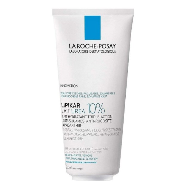 La Roche Posay Lipikar Lait Urea 10% Ενυδατική Lotion Σώματος με Ουρία για Ξηρές Επιδερμίδες 200ml