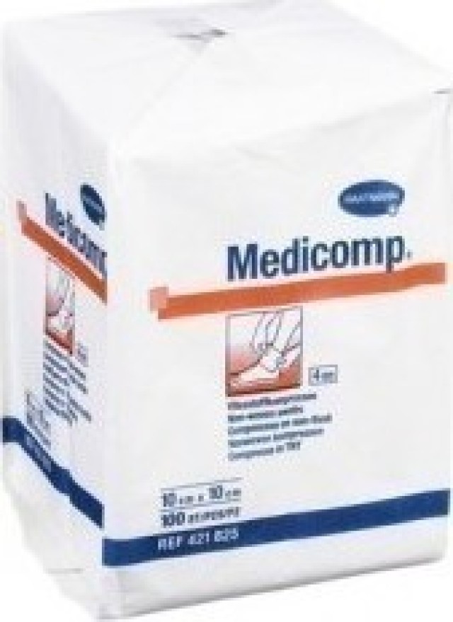 Hartmann Medicomp Γάζες  Μη Αποστειρωμένες 10cmx10cm 100τμχ