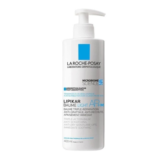 La Roche-Posay Lipikar Baume Light AP+ M Καταπραϋντικό & Επανορθωτικό Βάλσαμο για Πολύ Ξηρή Επιδερμίδα 400ml