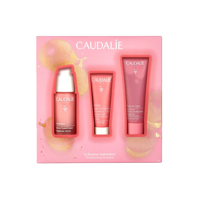 Caudalie VinoHydra Promo Serum 30ml+ VinoHydra Mask 15ml+ Rose Des Vignes Shower Gel 50ml