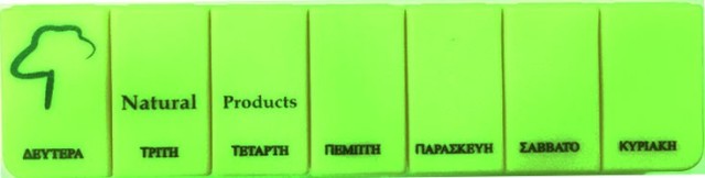 Natural Products Θήκη Χαπιών Εβδομαδιαία 7 θέσεων