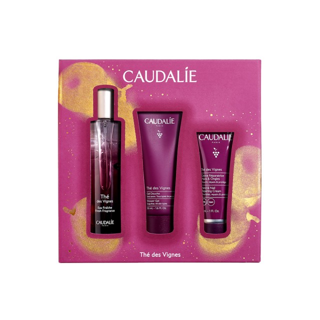 Caudalie The des Vignes Γυναικείο Άρωμα 50ml & Shower Gel 50ml &  Κρέμα Χεριών 30ml