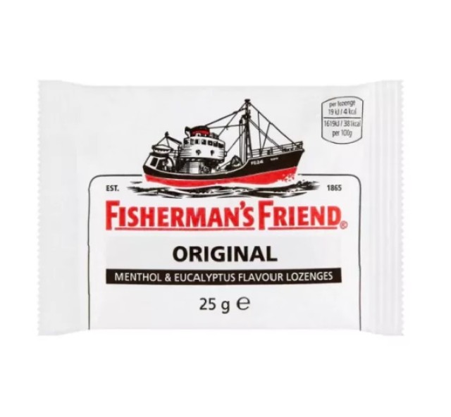 Fishermans Friend Original Καραμέλες για τον Πονόλαιμο με Μενθόλη & Ευκάλυπτο 25g