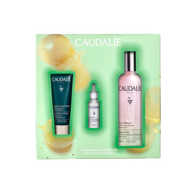 Caudalie Promo Beauty Elixir 100ml+ Detox Mask 15ml + Vinoperfect Serum 10ml